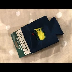 BNWT Masters set of 2 coozies - navy blue. 2019